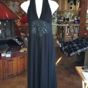 Tadashi floor length evening gown